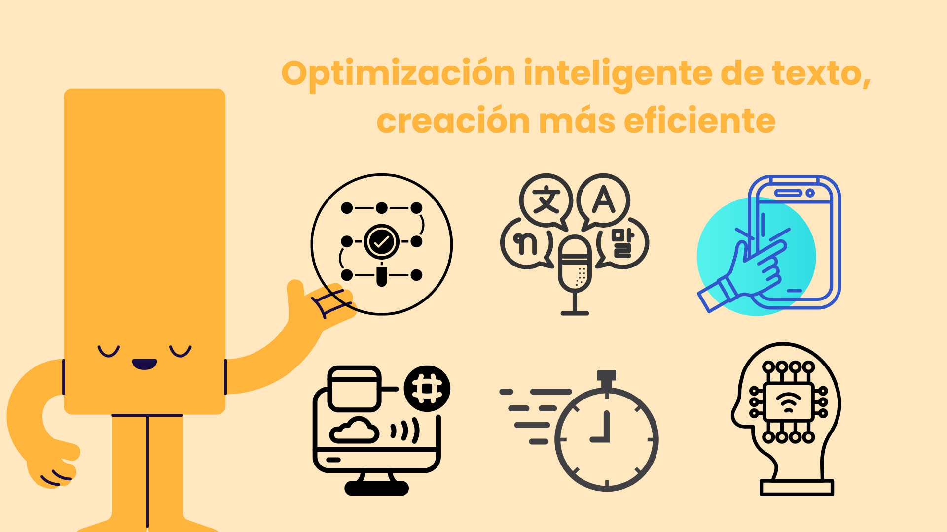 Optimización inteligente de texto, creación más eficiente