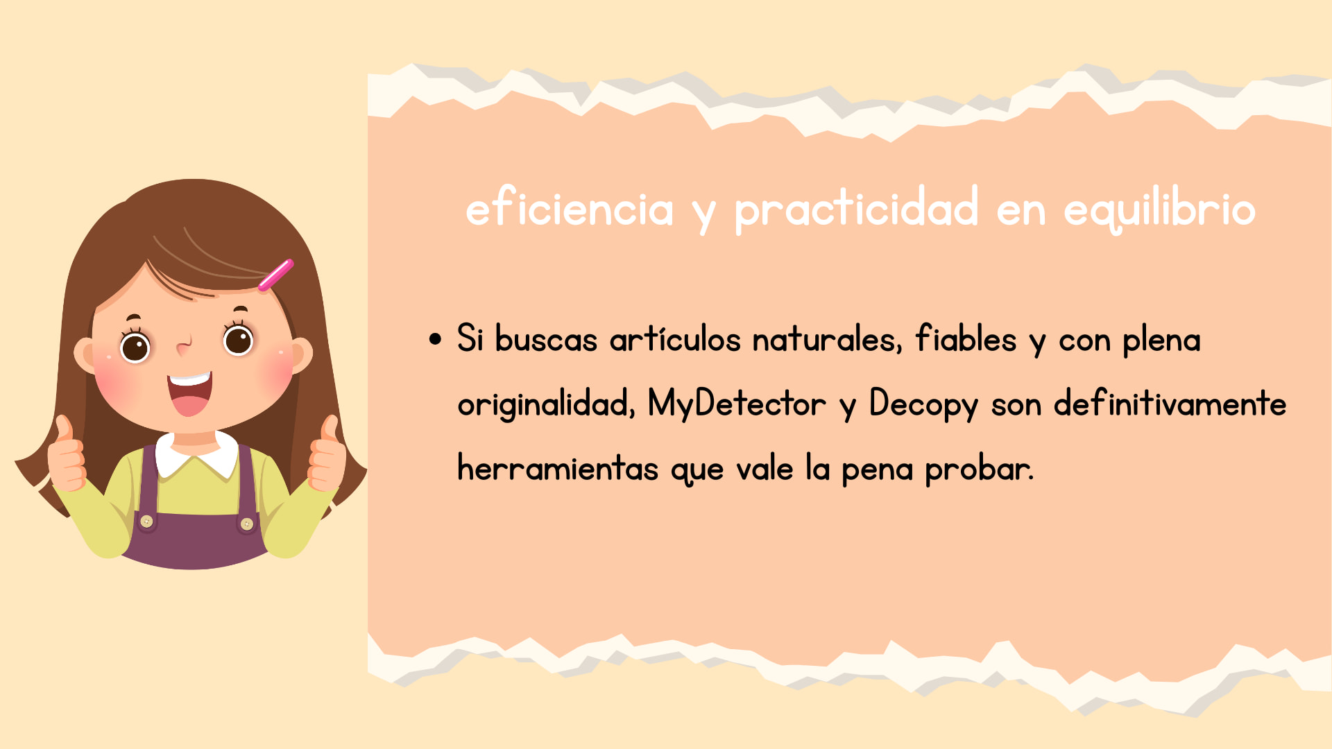 Evaluación general: eficiencia y practicidad en equilibrio
