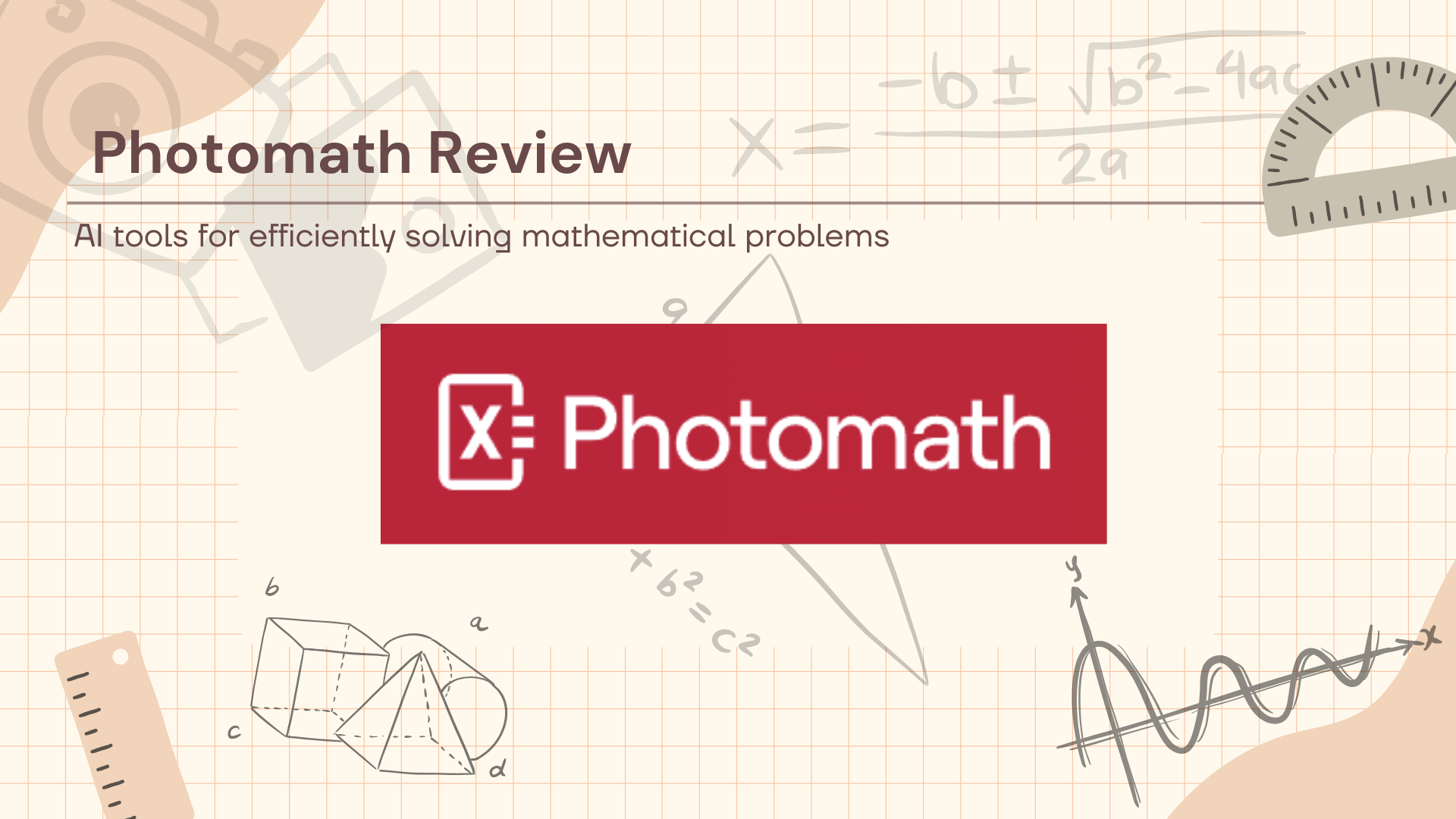 Here is a summary of the tool functions of Photomath