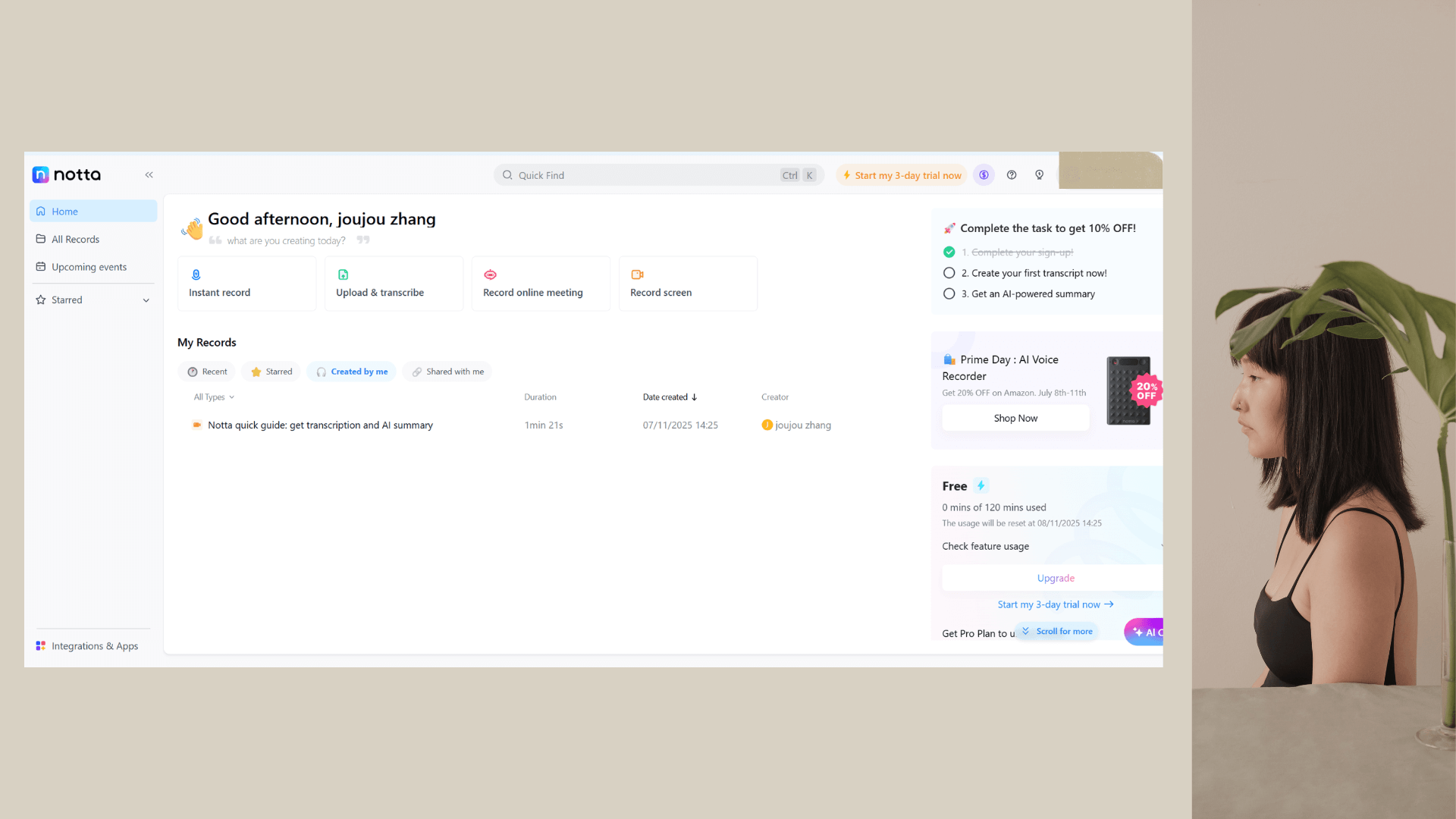 Notta – Real-Time Transcription & Precision Summaries