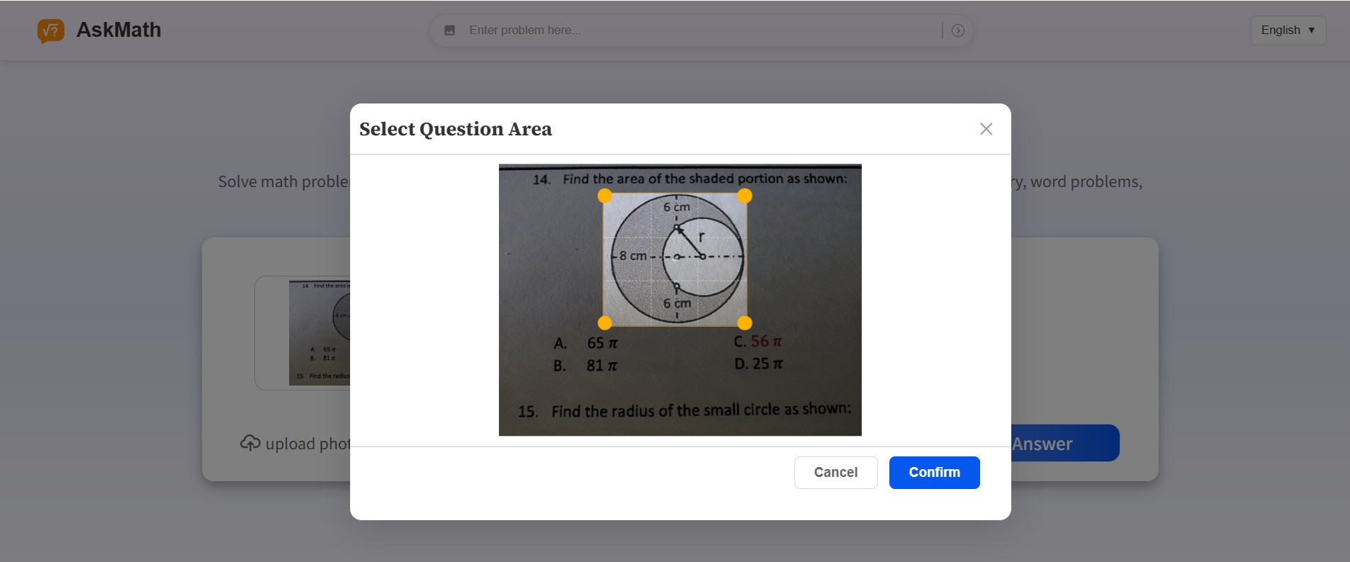 select-question-area