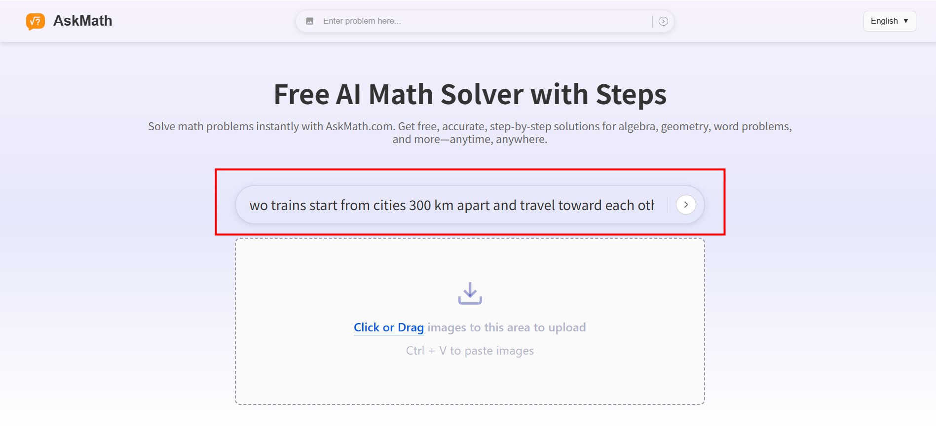 type-math-problem