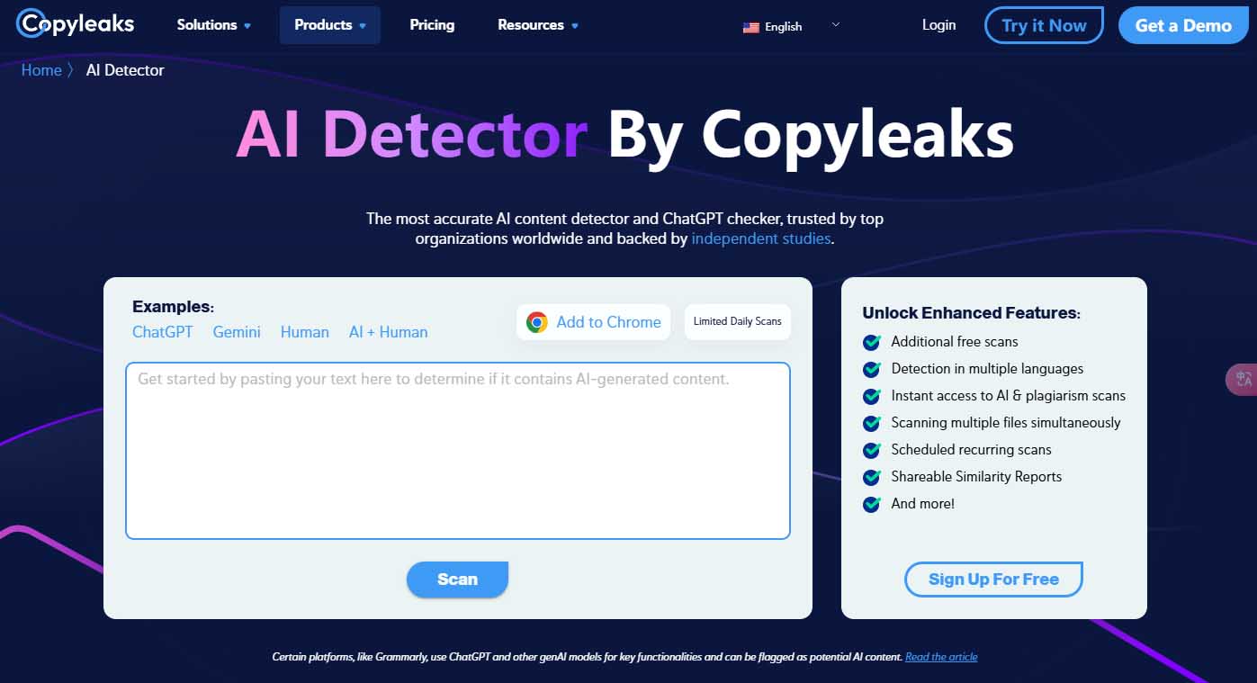 copyleaks ai checker