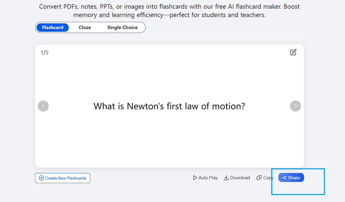 flashcard-share