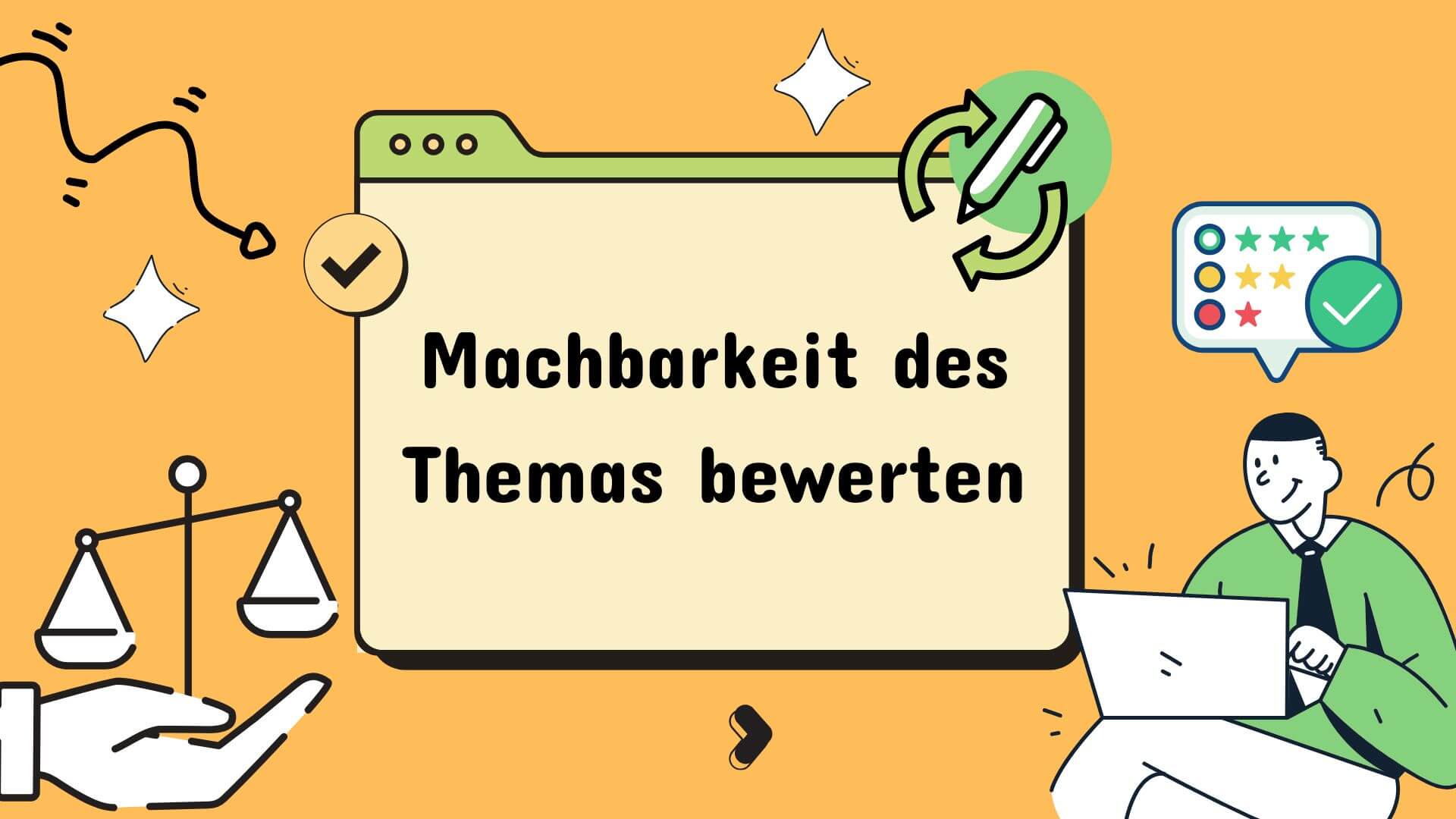 Bewertung der Machbarkeit des Themas