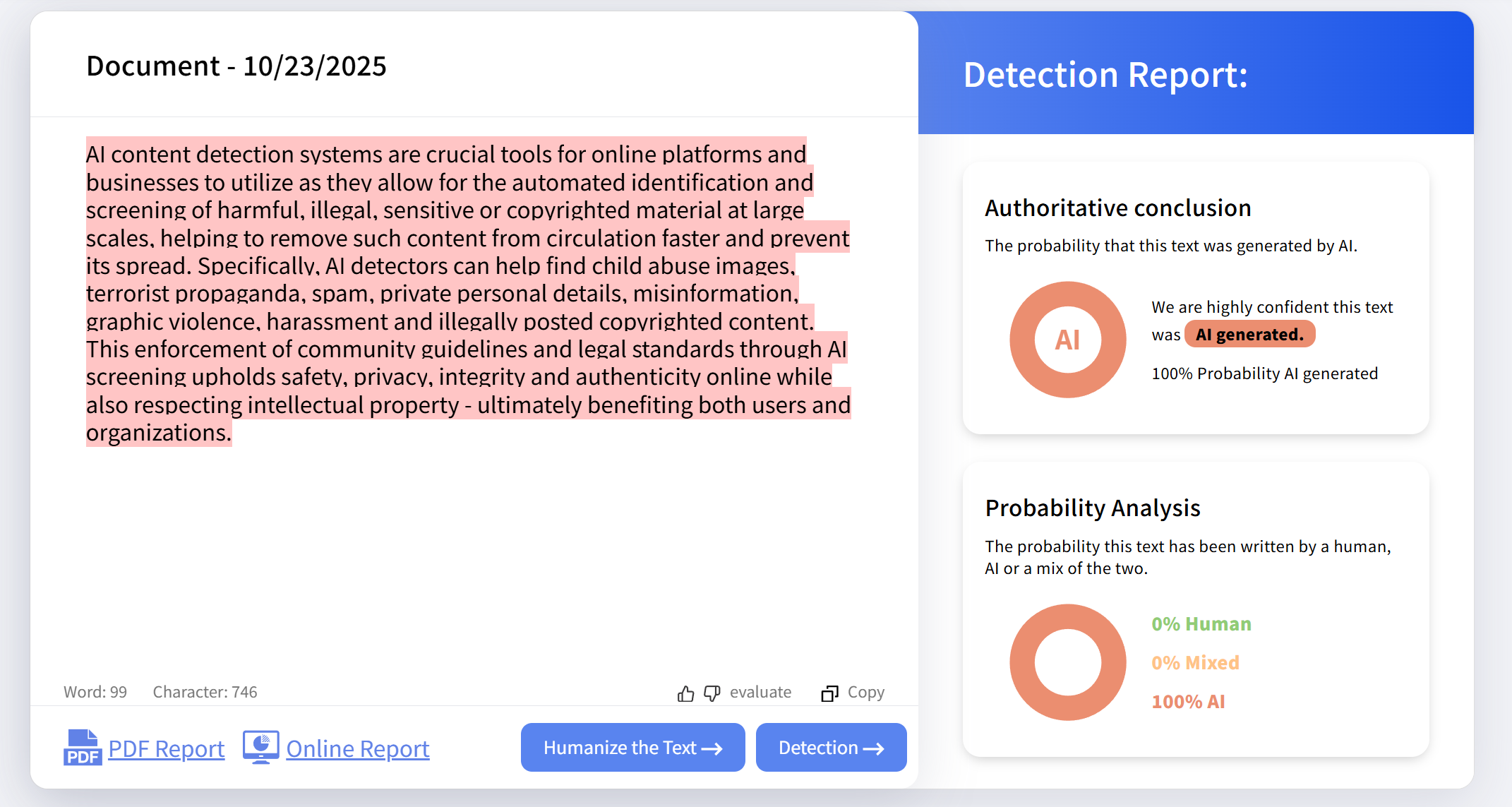 Main Functions of an AI Detector