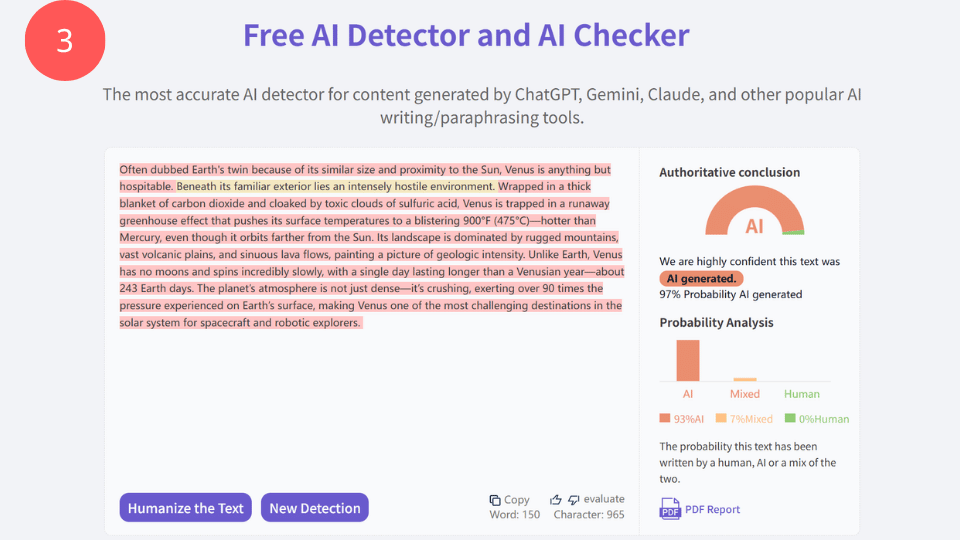 Main Functions of an AI Detector