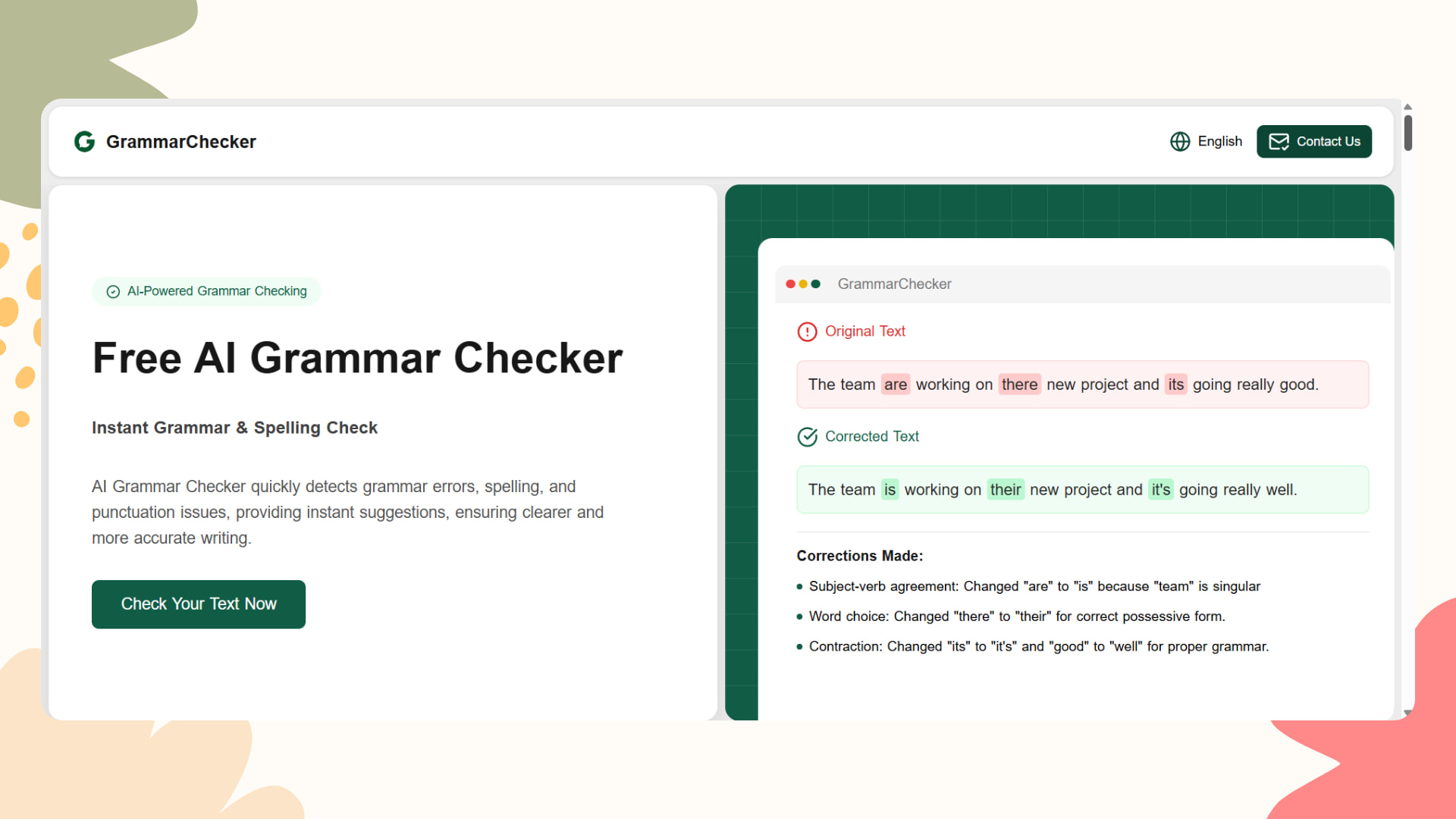 AIGrammarChecker.io