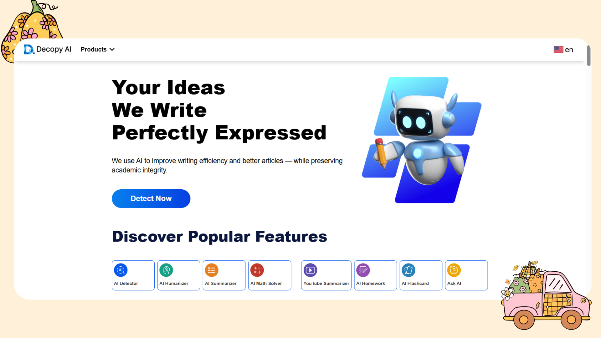 Decopy.ai: Free & High Accuracy