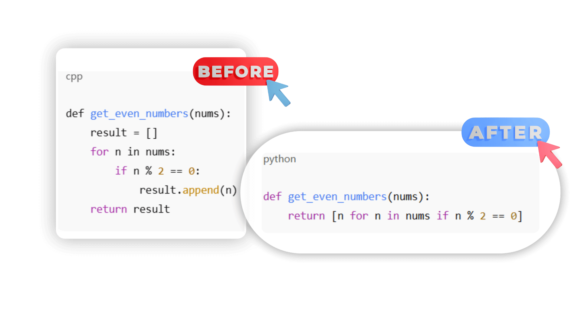 Исправление и оптимизация кода
