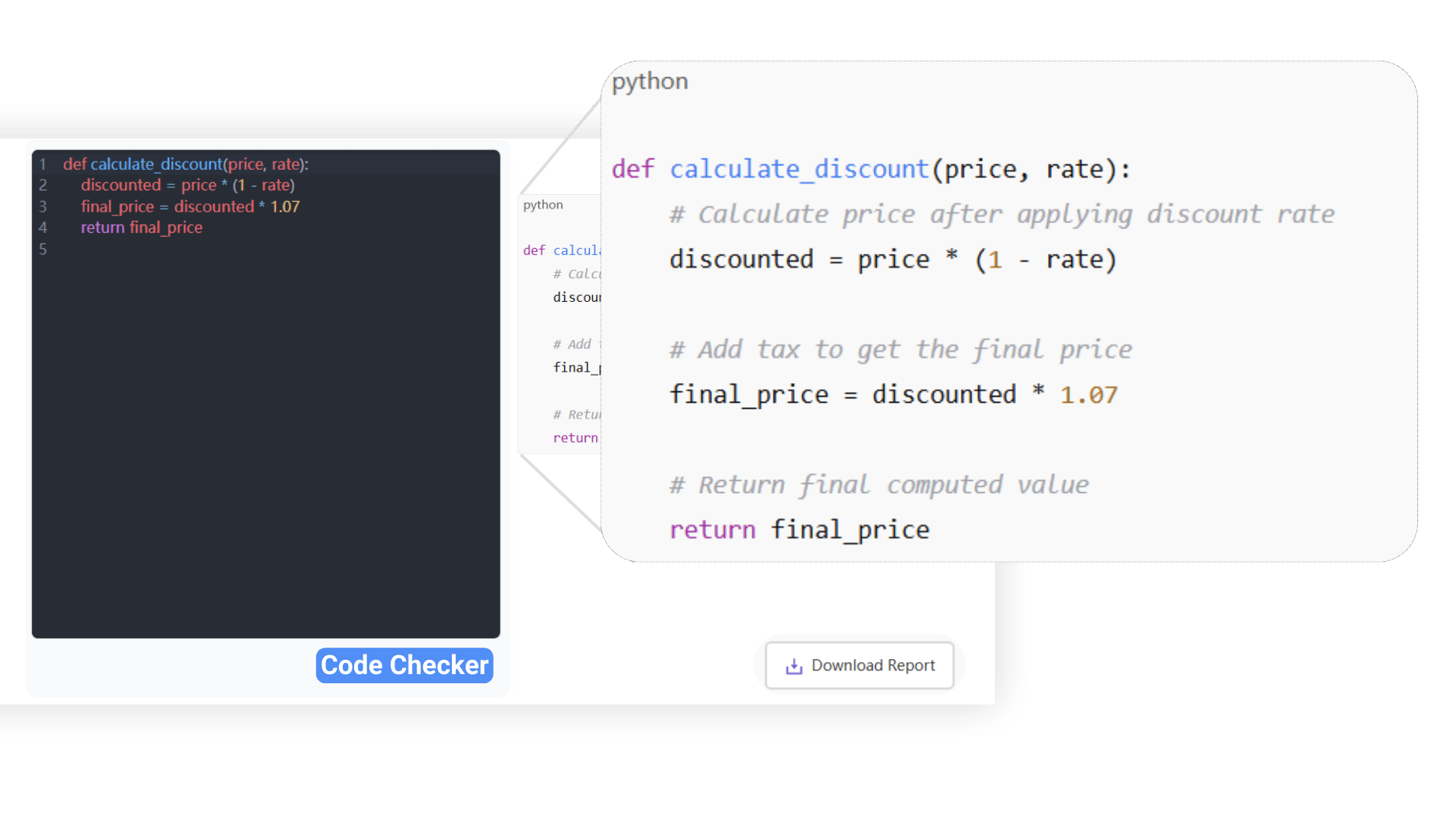 Автоматическая генерация комментариев