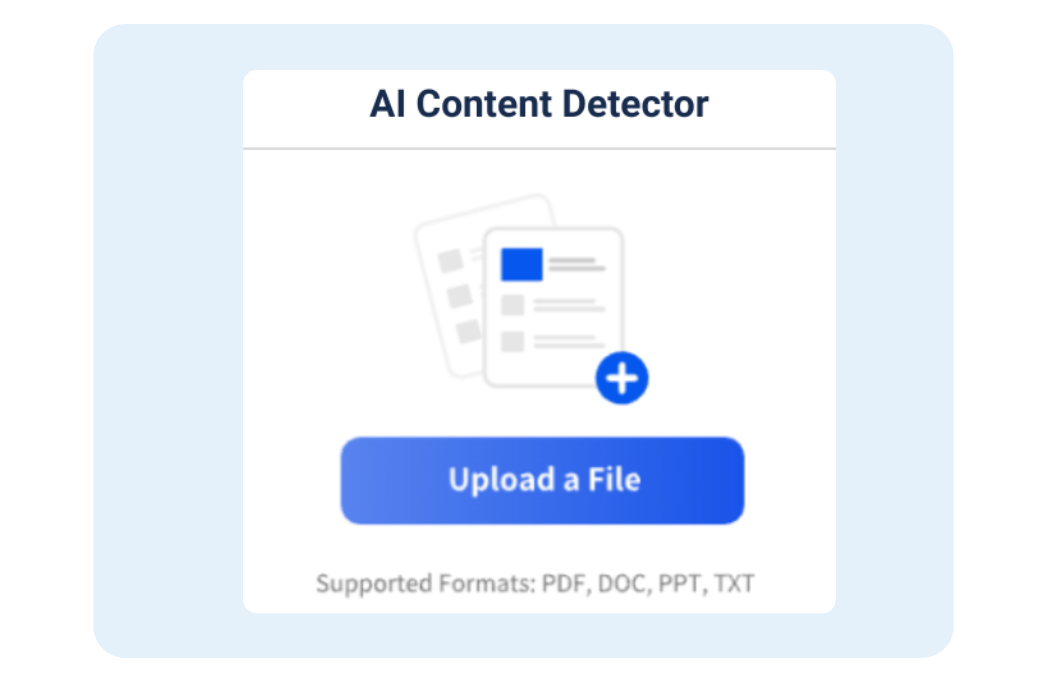 Decopy AI - Détecteur d'IA avec téléchargement de fichiers