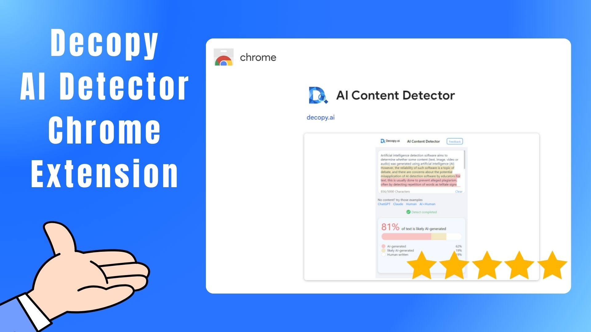 Decopy AI - Decopy AI Detector Chrome Extension