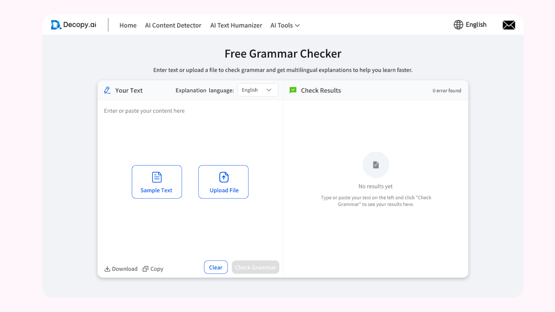 Как пользоваться AI Grammar Checker?