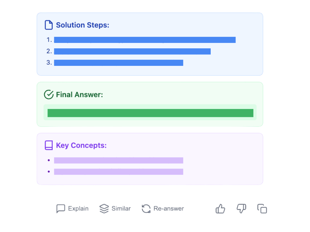 Obter respostas passo a passo
