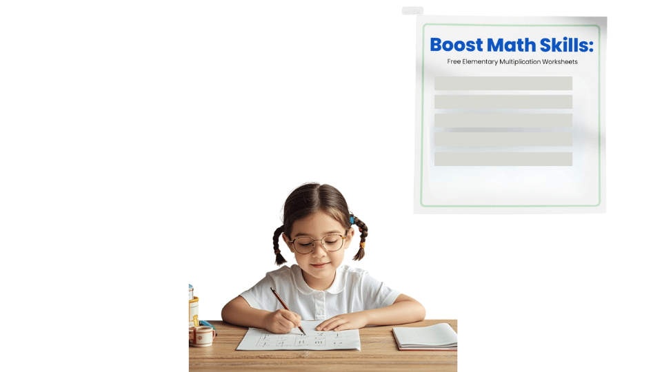 Free Elementary Multiplication Worksheets