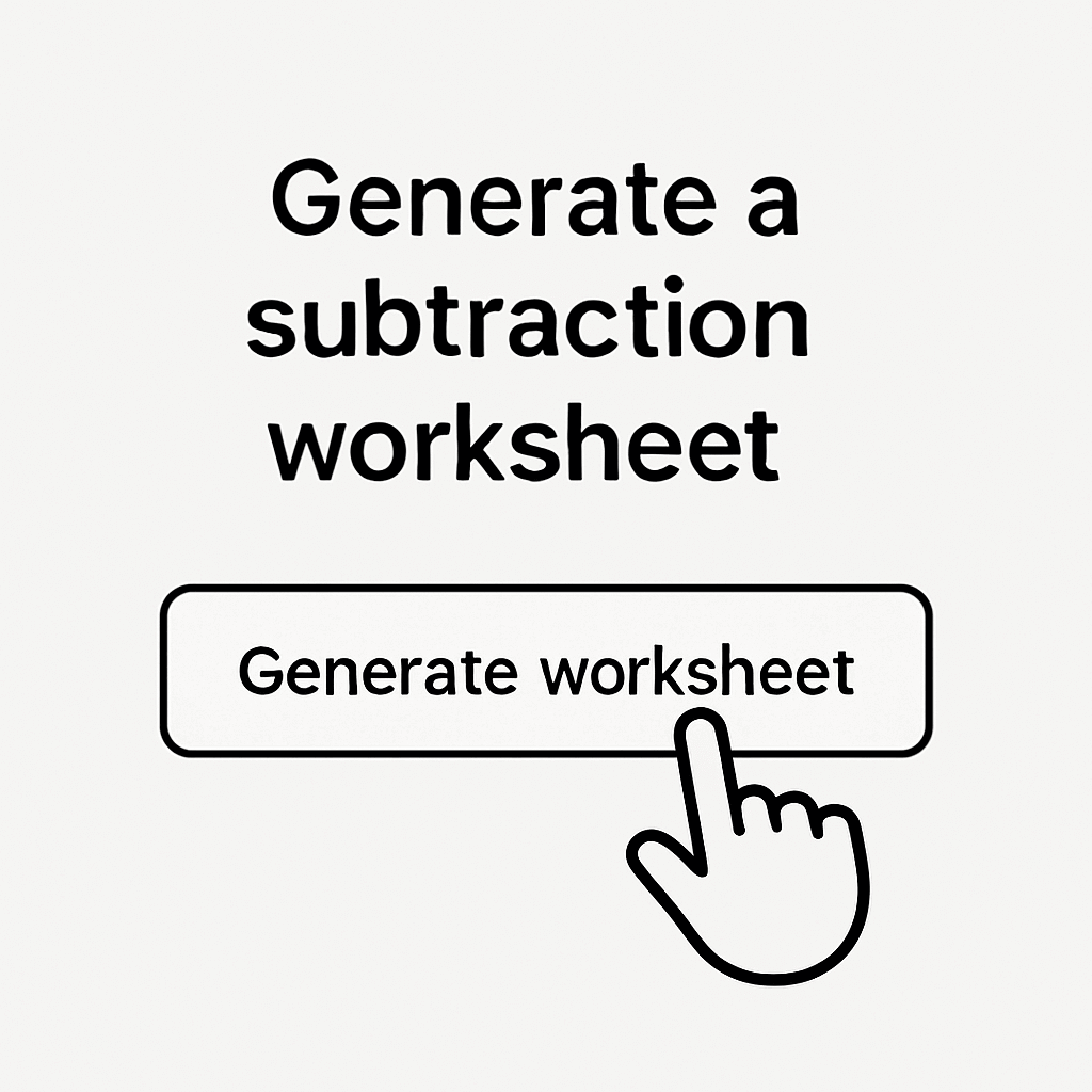 Simple to Use – One-Click Problem Generation