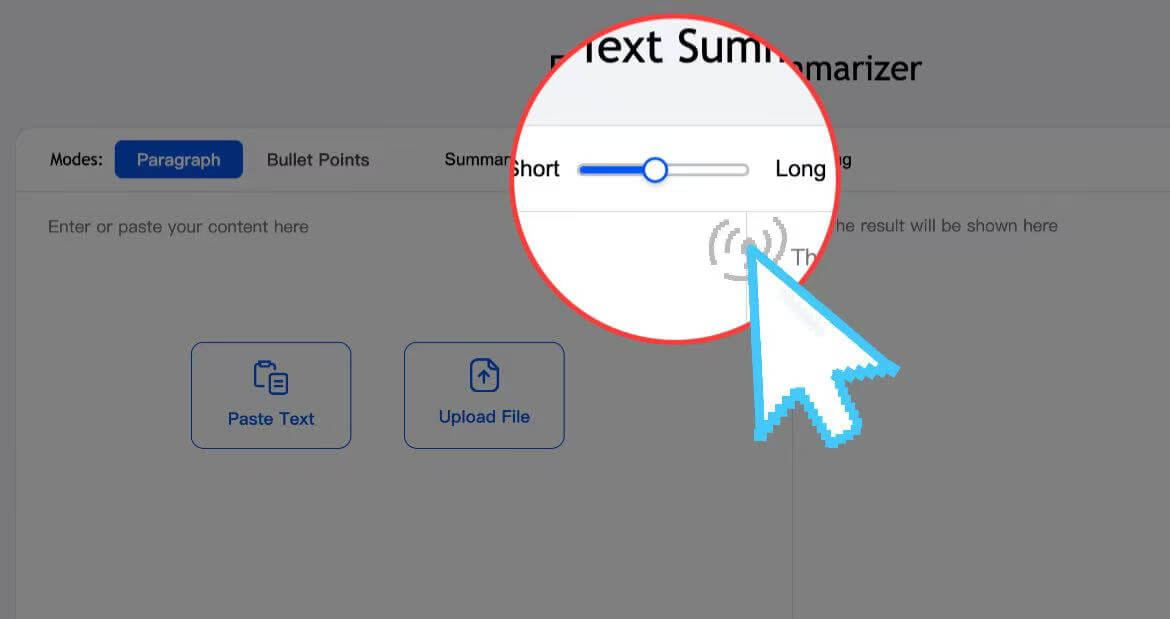 select AI summary length