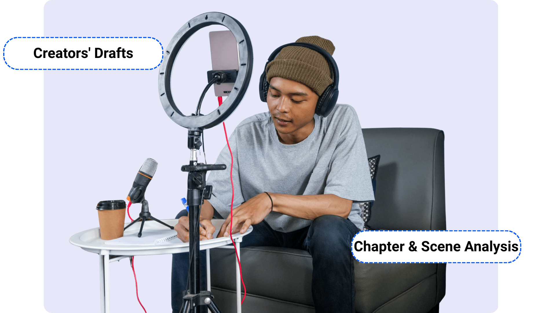 Content Creator, Entwürfe & Skripte