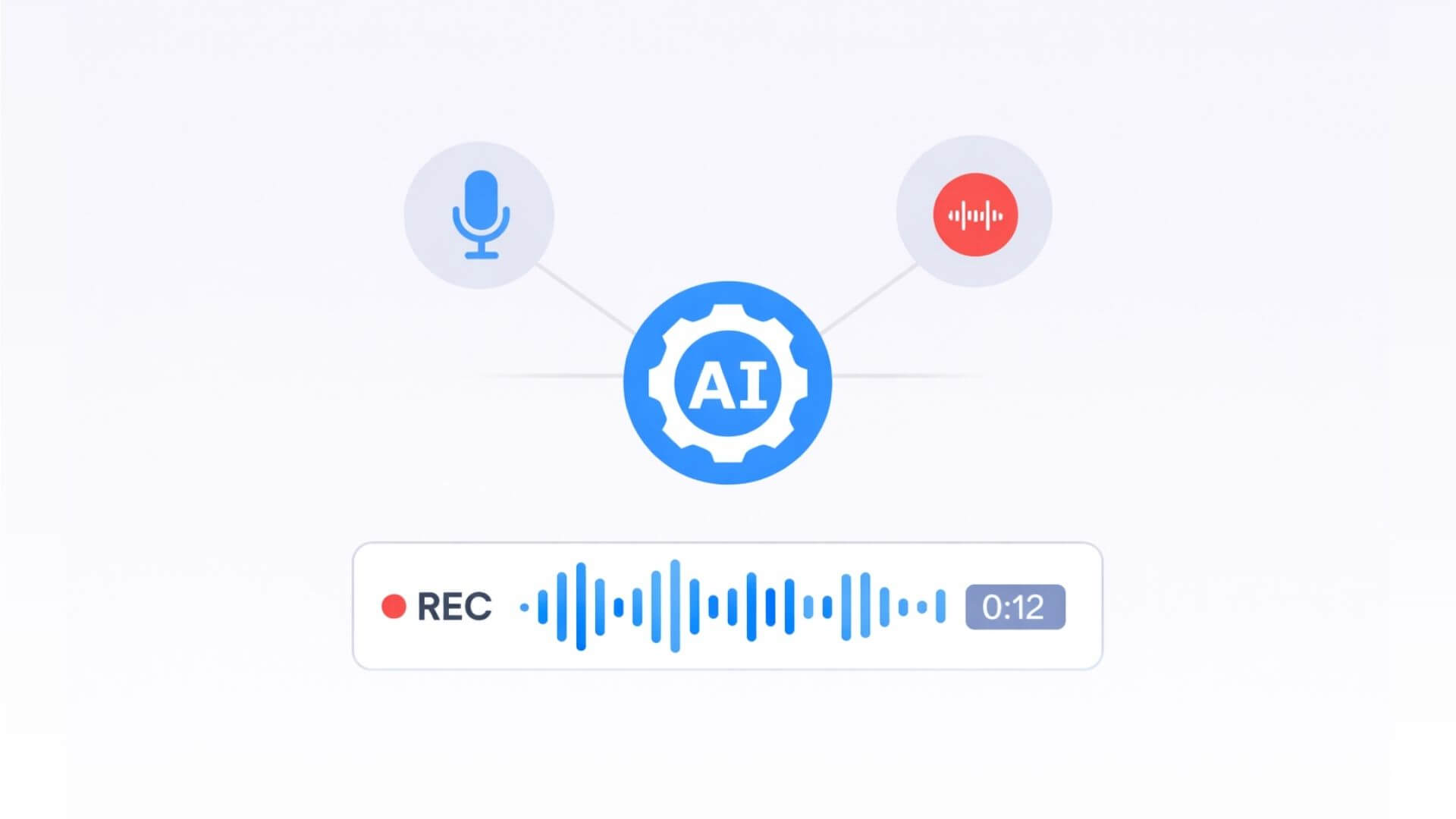 Gravação online ao vivo para transcrição
