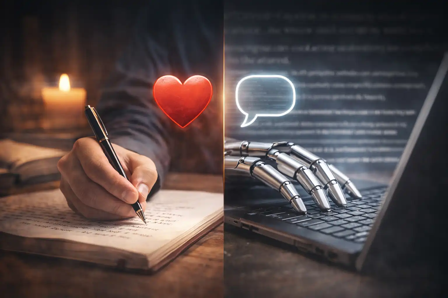 Contenu IA humanisé avec un ton émotionnel plus authentique