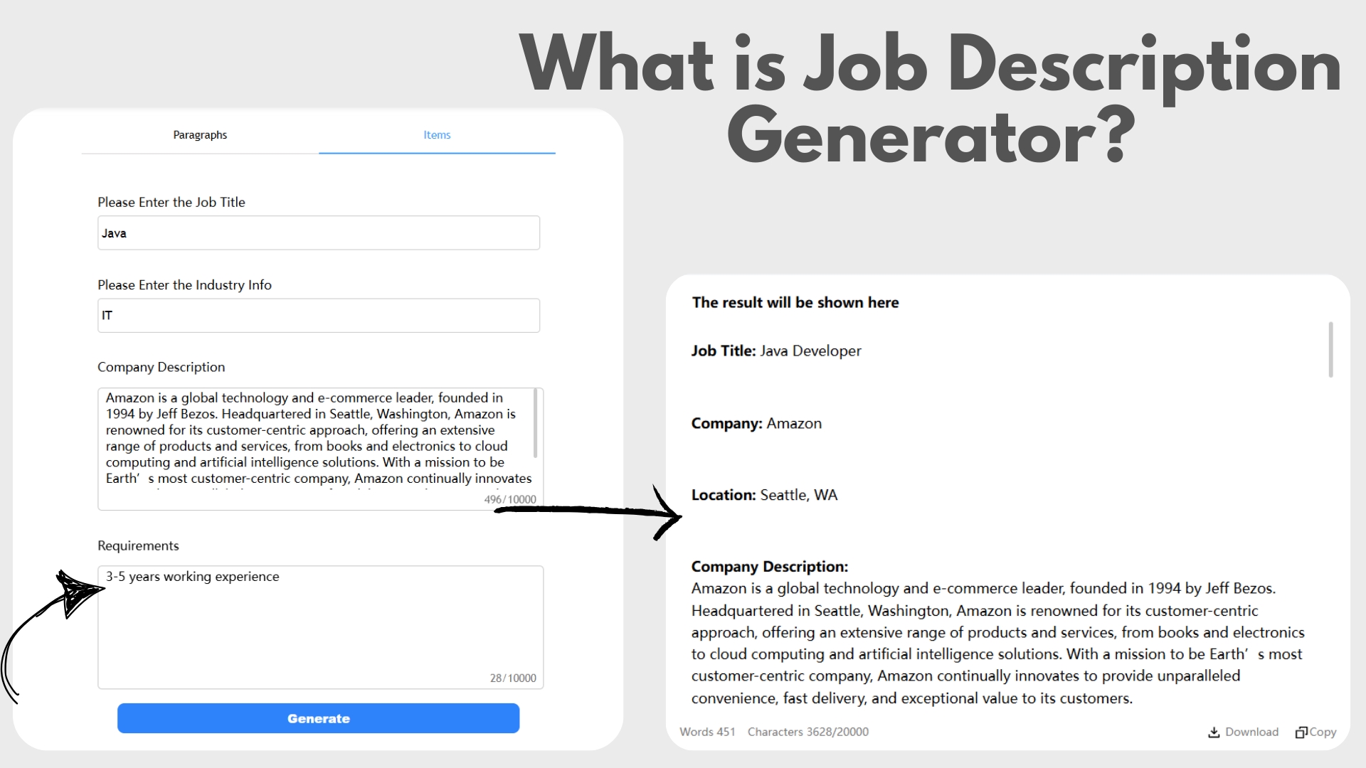 Decopy AI - What is Job Description Generator?