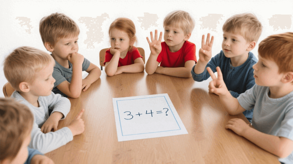 Finger counting and addition