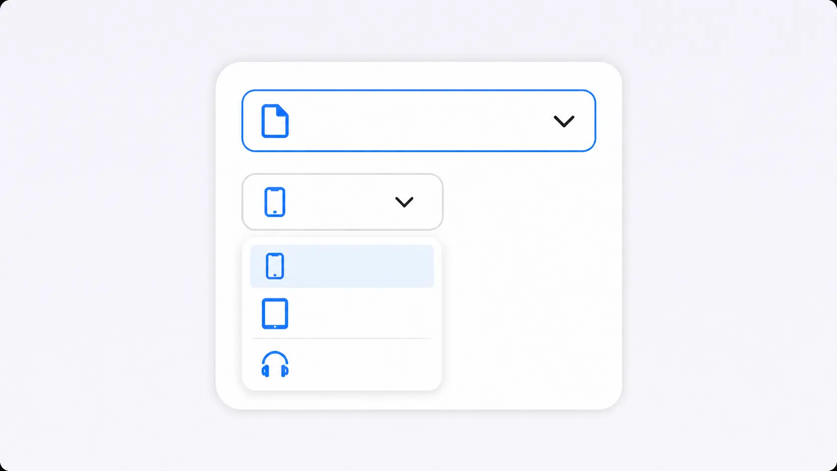 Export settings panel with dropdown options for audio formats and playback devices.