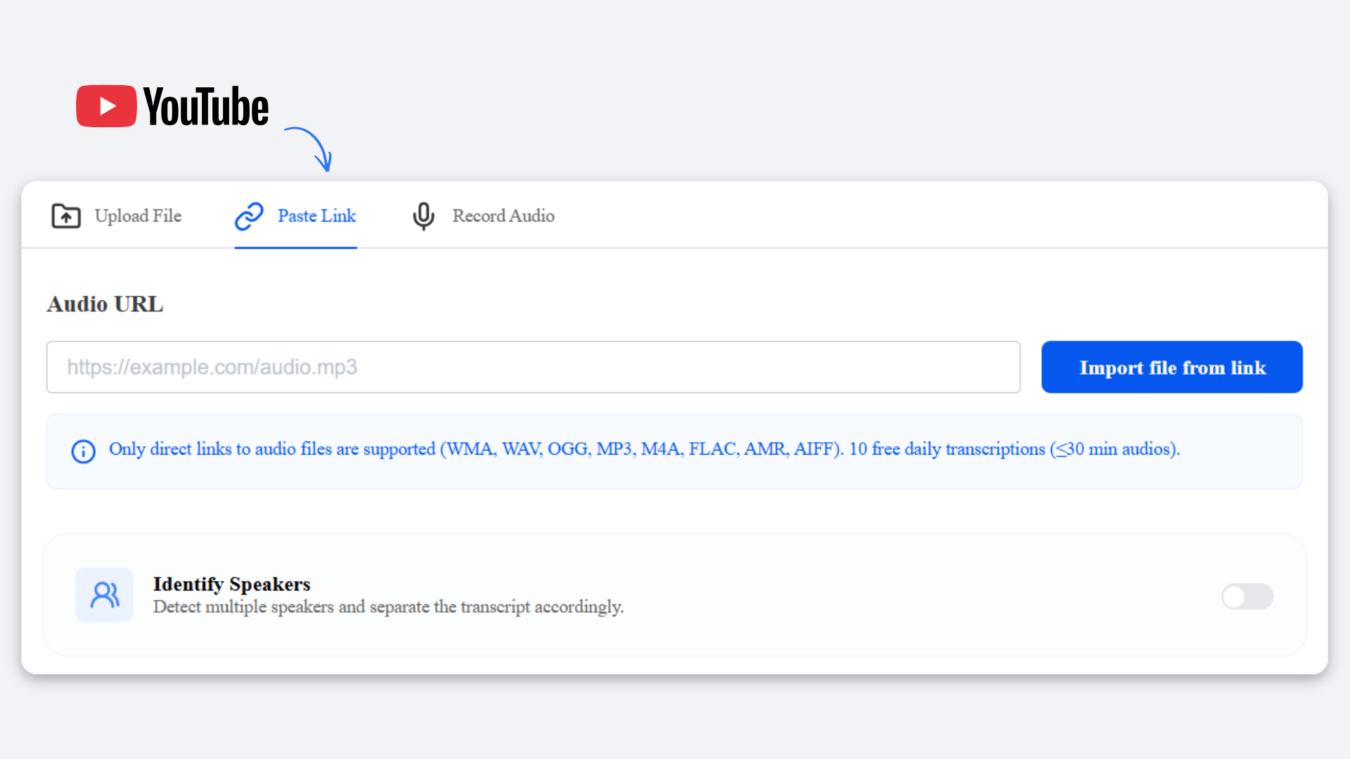 YouTube-Link-Parsing