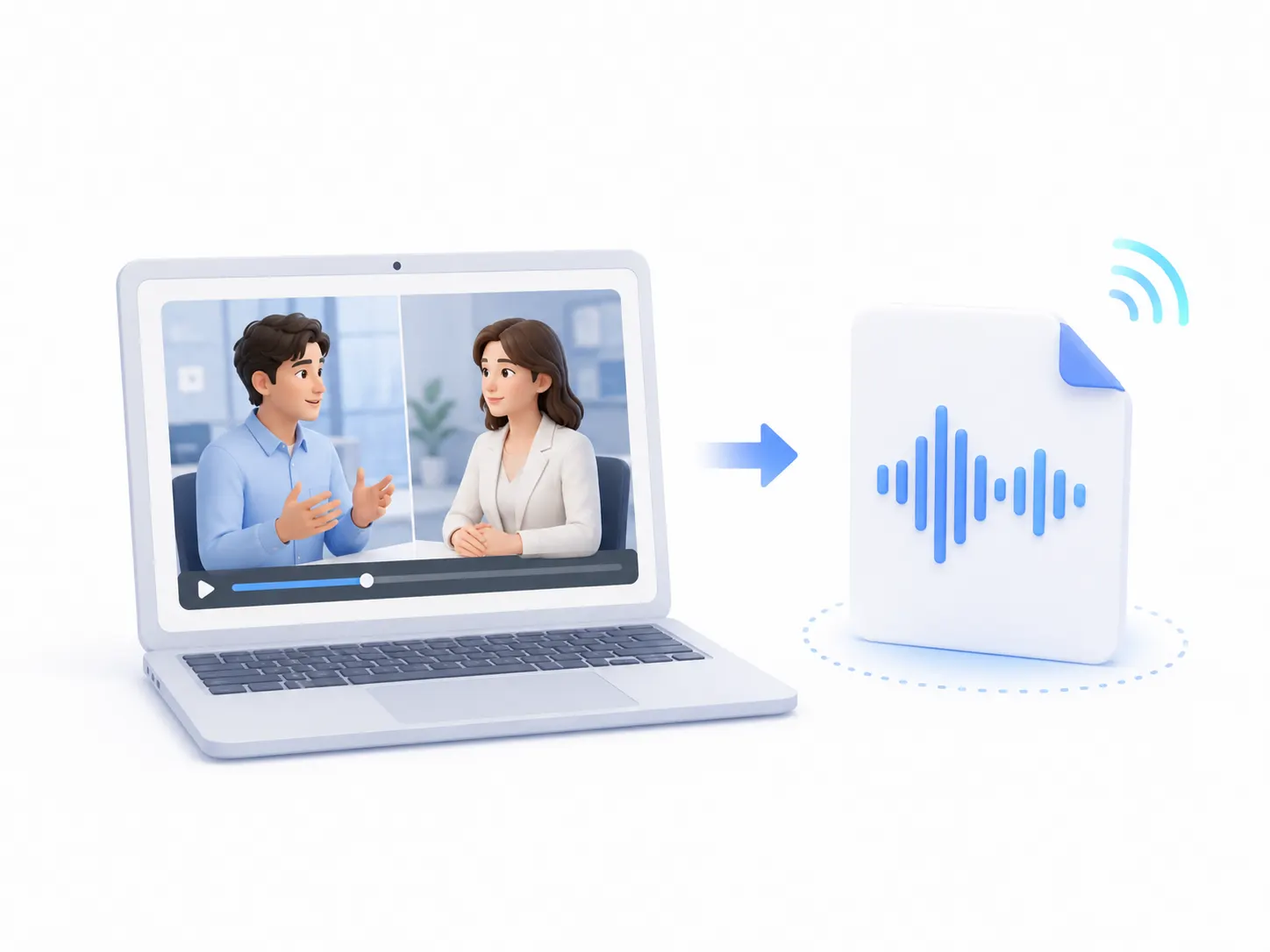 MP4 in MP3 umwandeln, bevor Sie Audiotranskriptionstools verwenden