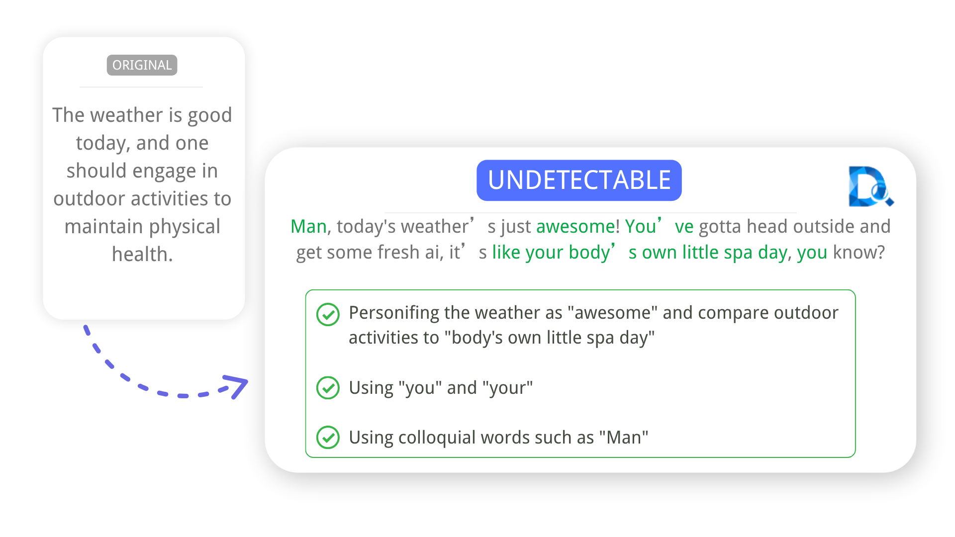 Decopy AI Indetectável - Reescreva o conteúdo para torná-lo Indetectável