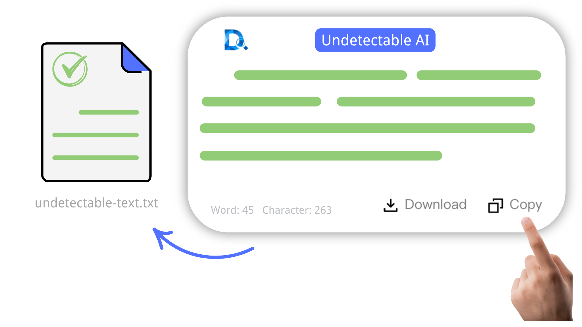 Decopy AI Indetectável - Obtenha o resultado
