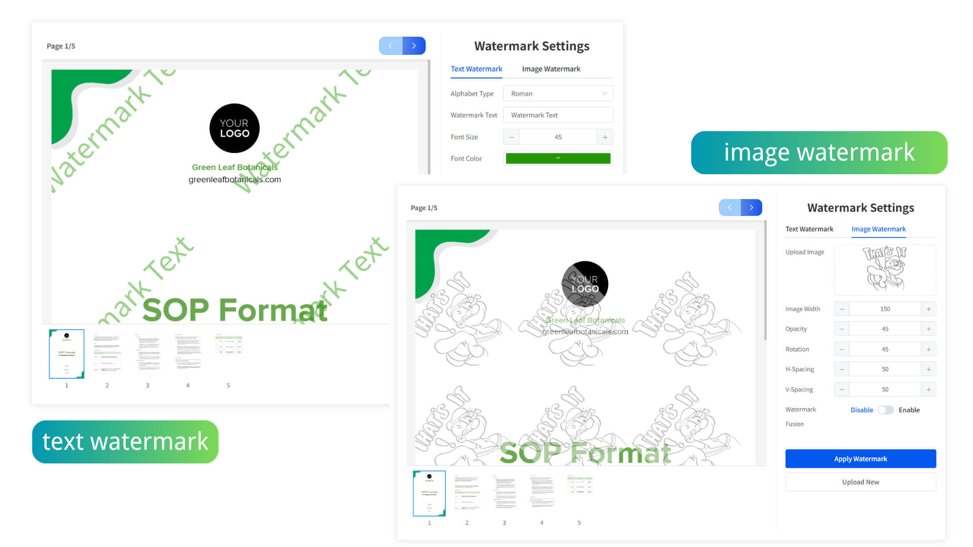 Preview and Adjust in Real Time