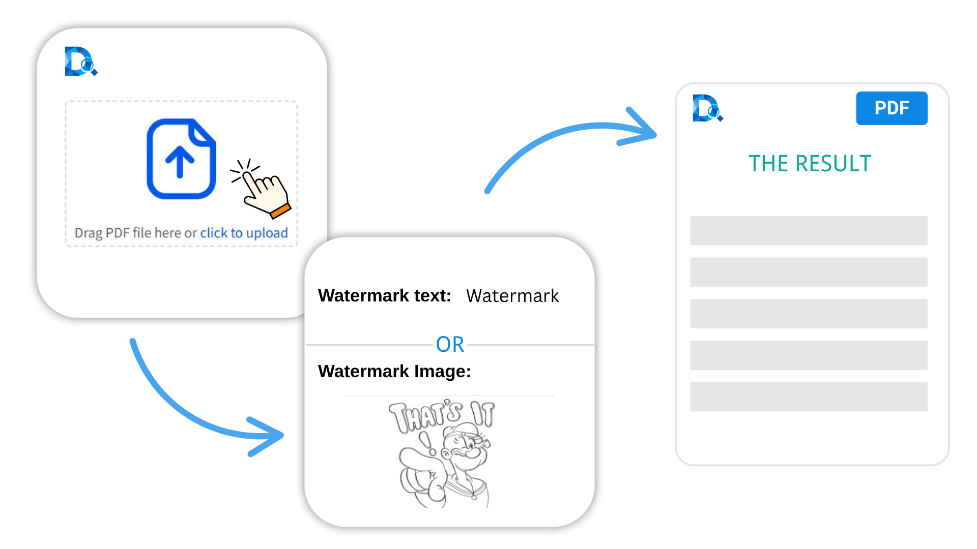 How to add watermark to pdf?