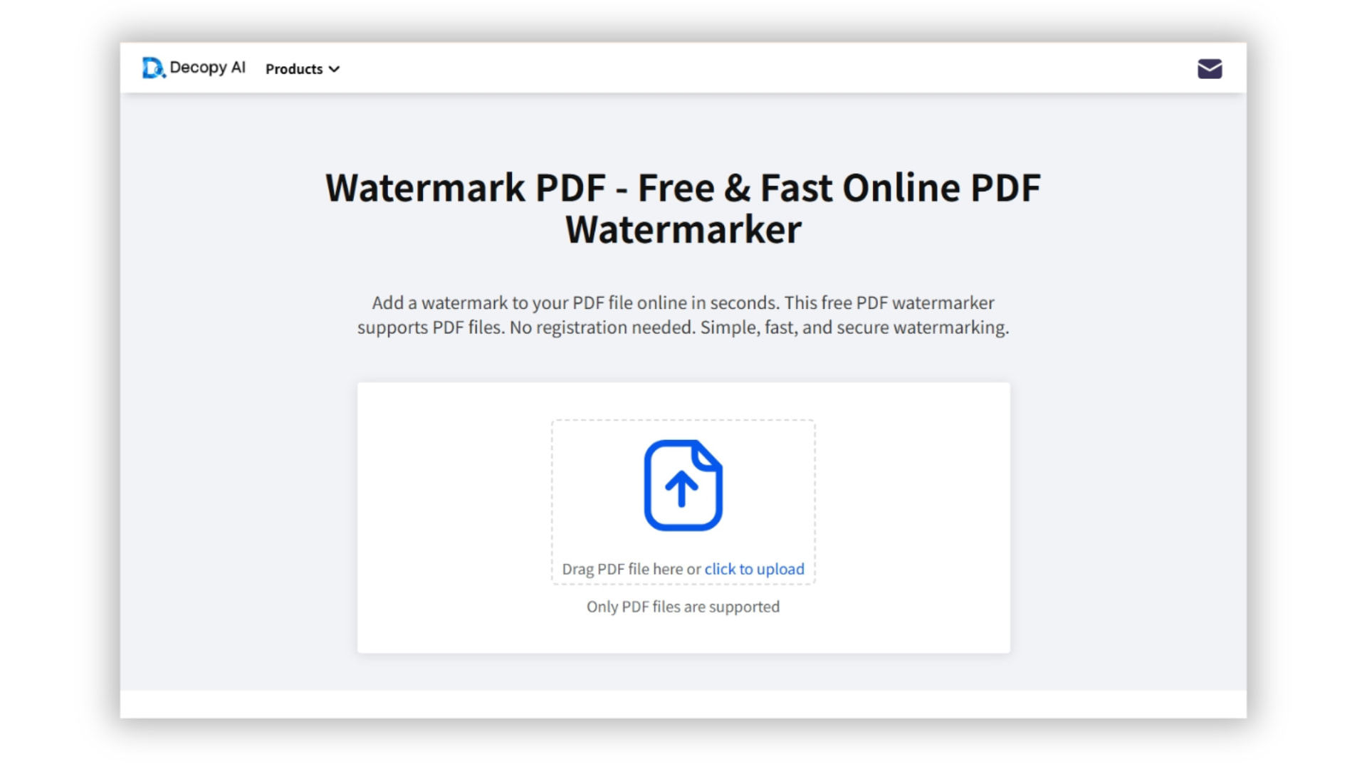 how to put watermark on pdf?