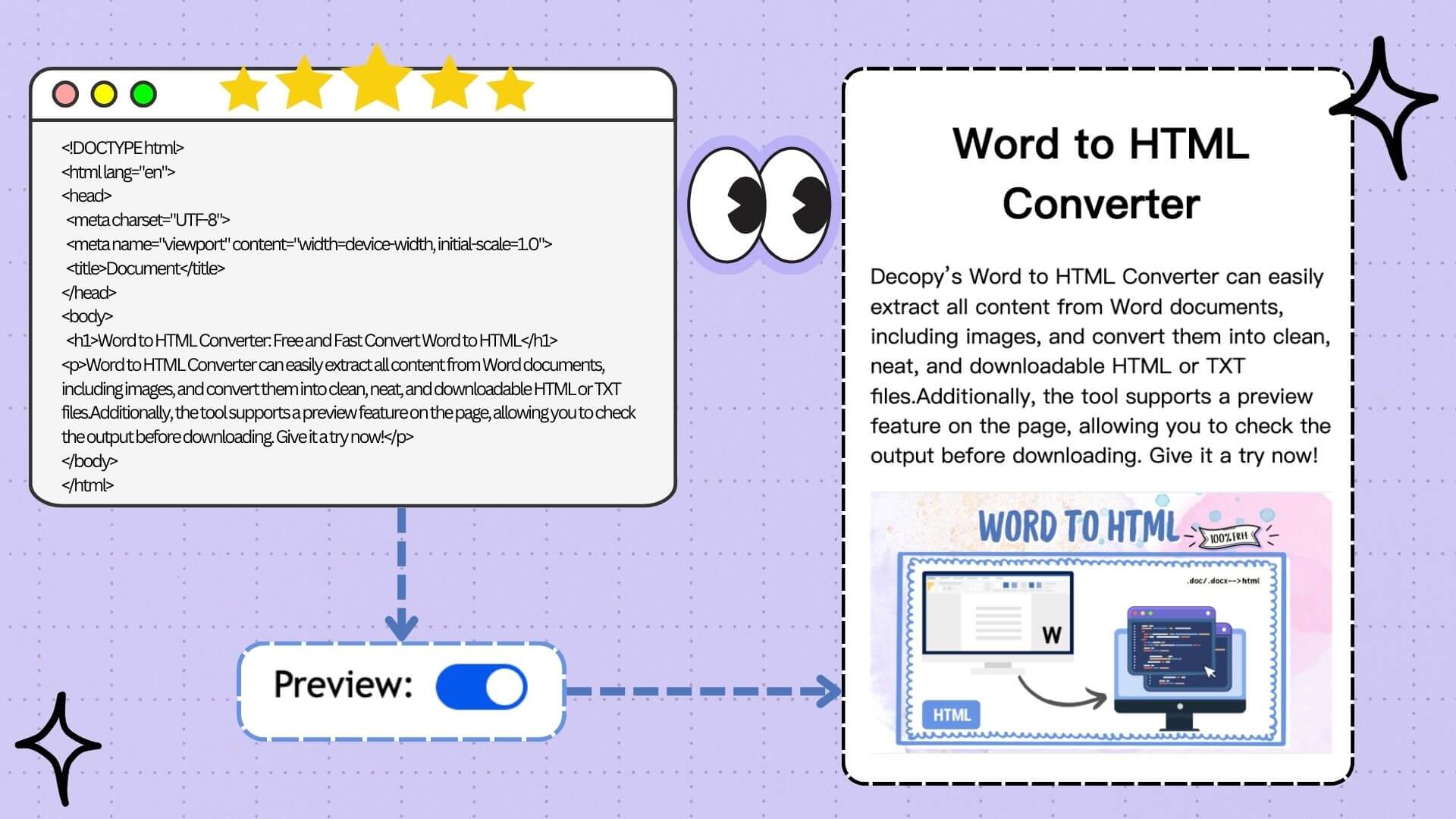 feature of Word to HTML
