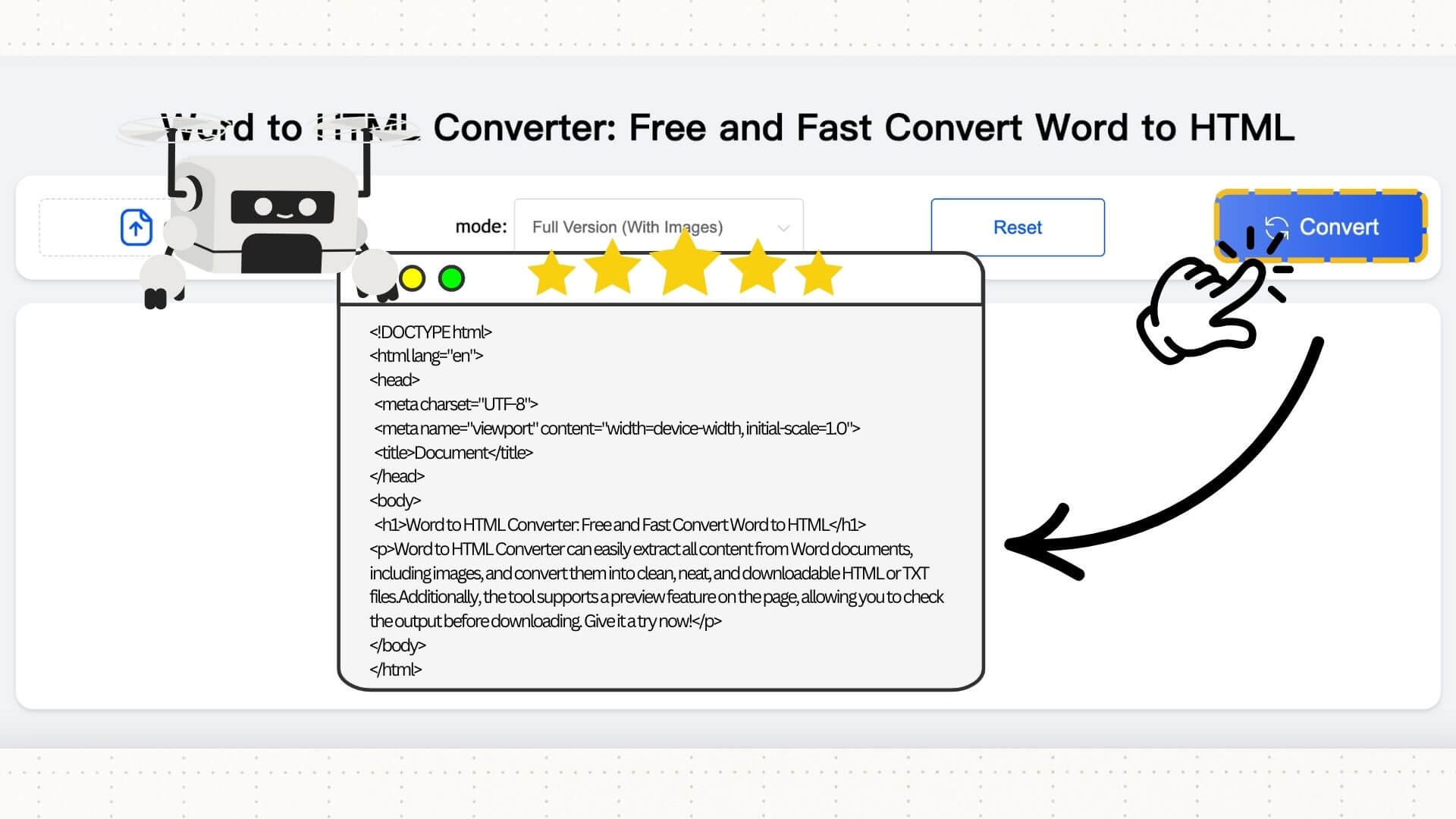 Click the Convert button