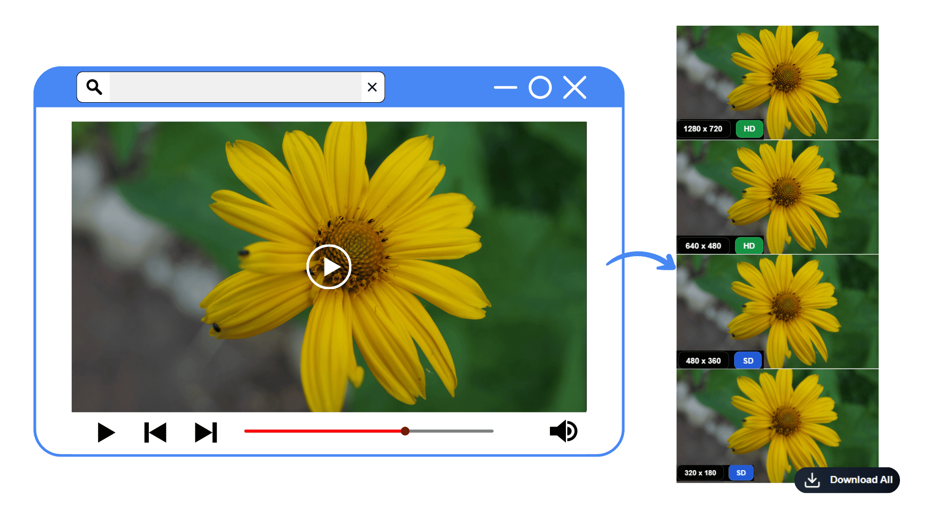 Массовое скачивание превью YouTube