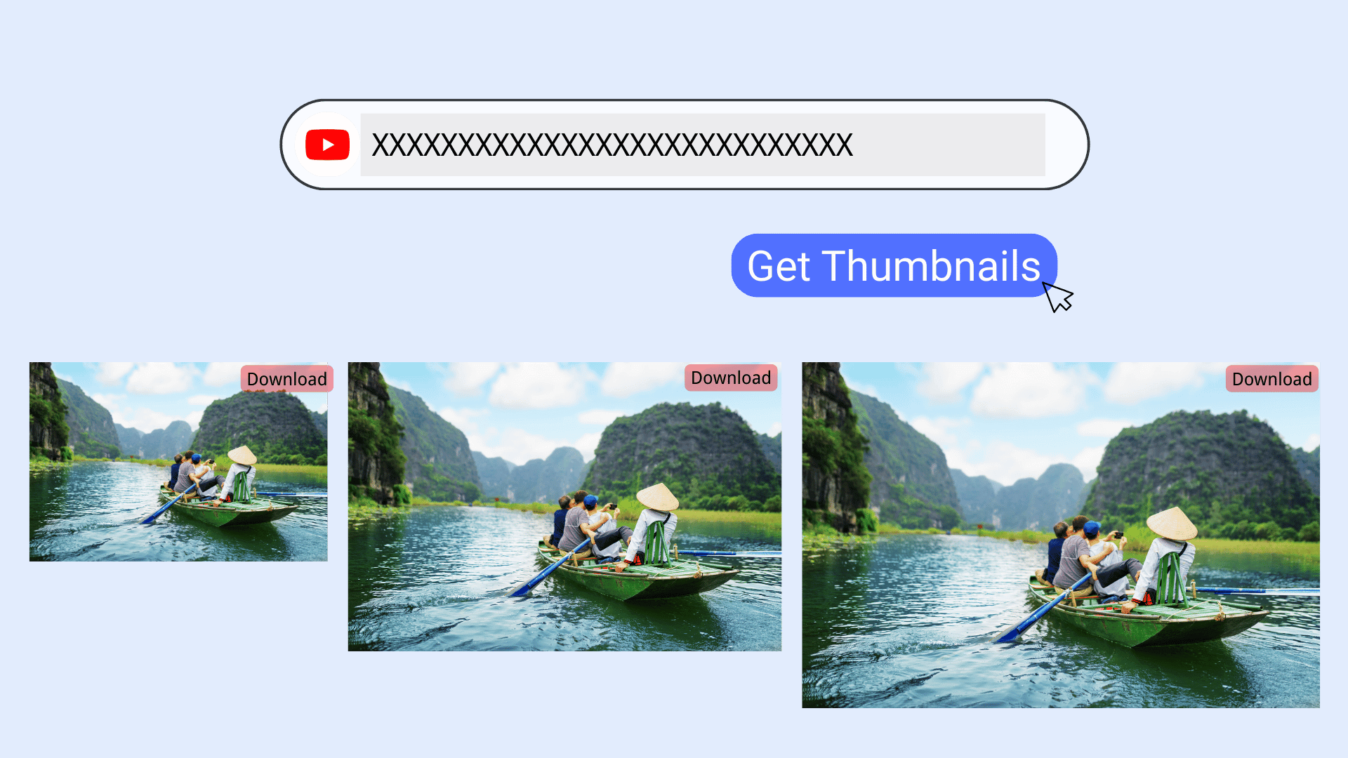 Вставьте ссылку и получите обложки