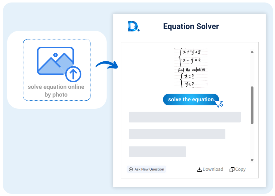 equation solver with photo solve